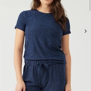 Outdoor Voices Navy Cloudknit Shortsleeve